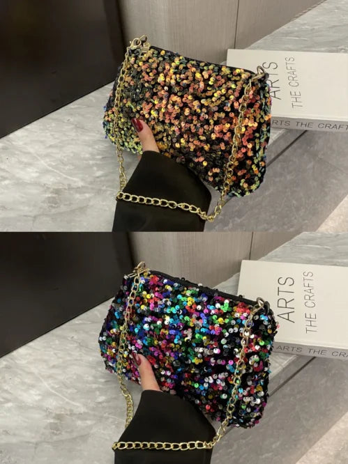 Bolso Bandolera con Lentejuelas para Eventos de Noche - Naos