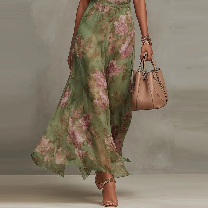 Vestido Largo de Fiesta con Escote Halter Elegante - Naos