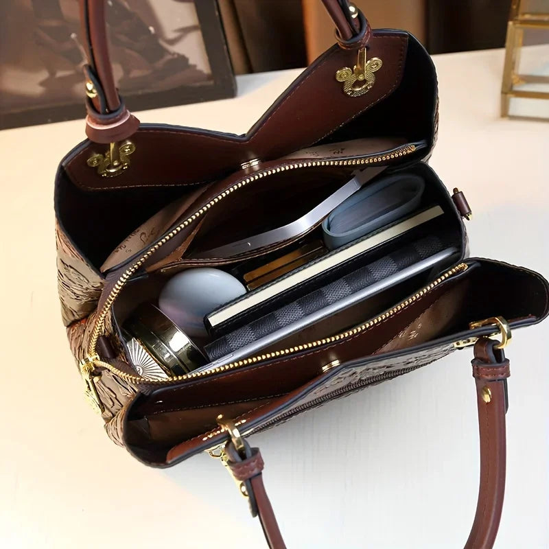 Tienda online, Moda femenina, Estampado floral, Bolso vintage, Bolso tote, Bolso mujer, Bolso elegante, Bolso de flores, Bolso casual, Accesorios mujer
