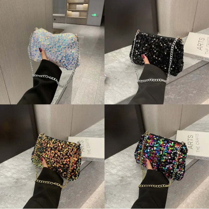 Bolso Bandolera con Lentejuelas para Eventos de Noche - Naos