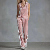 Top con capucha, Tienda online, Ropa femenina, Pantalón casual, Outfit cómodo, Moda mujer, Moda femenina, Dos piezas, Conjunto terciopelo, Conjunto casual, Theme template
