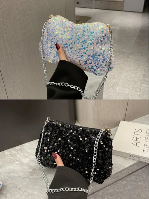 Bolso Bandolera con Lentejuelas para Eventos de Noche - Naos