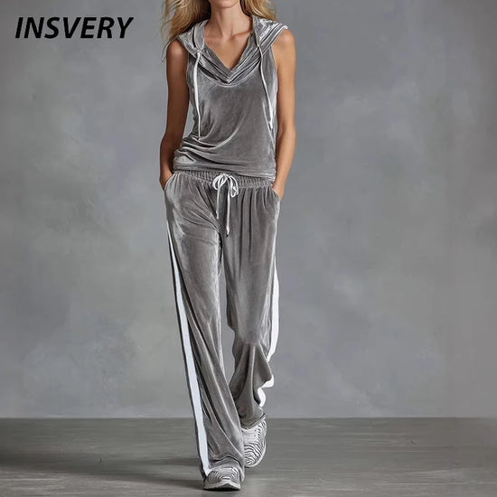Top con capucha, Tienda online, Ropa femenina, Pantalón casual, Outfit cómodo, Moda mujer, Moda femenina, Dos piezas, Conjunto terciopelo, Conjunto casual, Theme template
